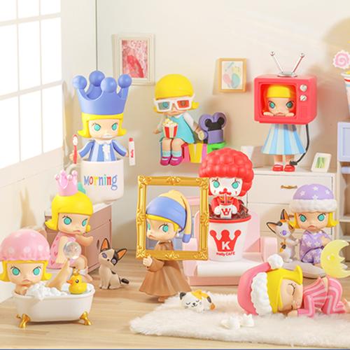 molly的一天盲盒pospmart泡泡玛特正版茉莉确认款泡泡浴一套全