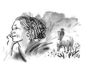 《别老母》 清·黄景仁 搴帷拜母河梁去,白发愁看泪眼枯.