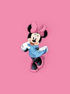 游戏动漫粉色可爱的米奇老鼠手机壁纸