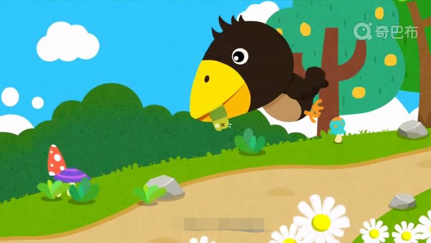 故事——小乌鸦爱妈妈