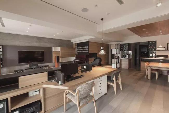 客厅有横梁,这样装,漂亮!