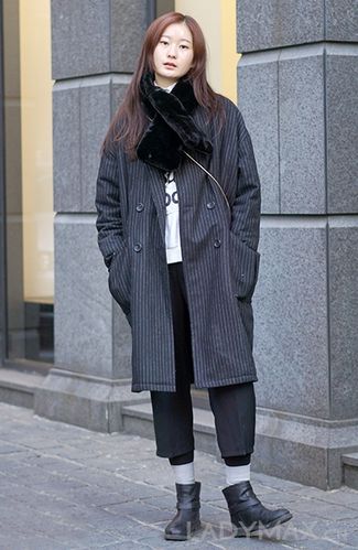 韩国首尔12月份冬季街拍特辑