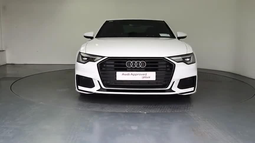 白色奥迪a6展示欣赏