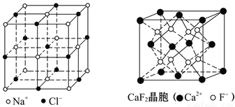 在caf2晶体中,每个晶胞平均占有4个ca2 c.