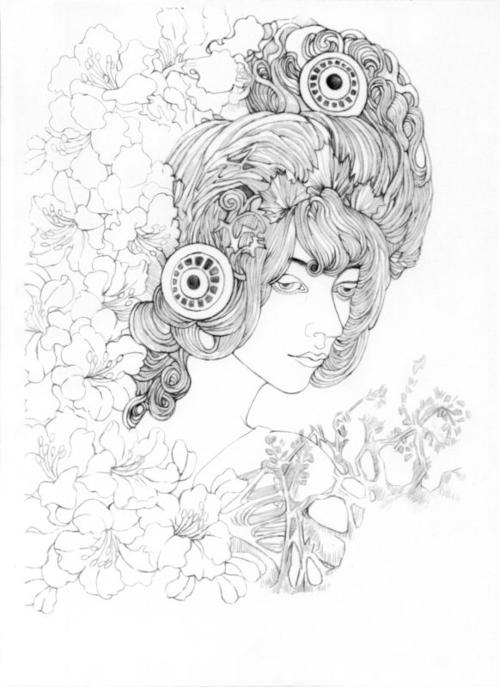 reclining figure  by donld·hall (usa) then the knee of the wave