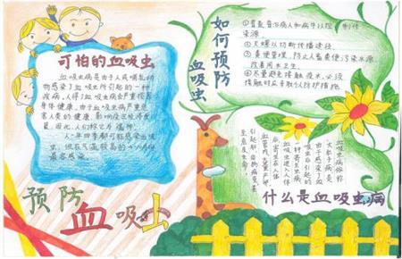邗江区中小学生血寄防知识手抄报获省市嘉奖