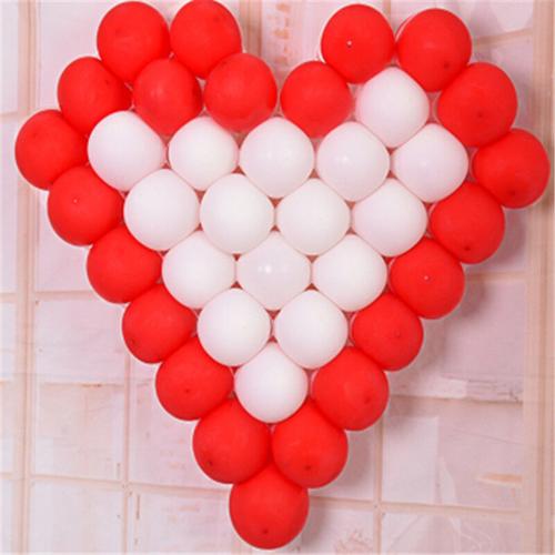 气球爱心造型制作方法 心形气球造型教程