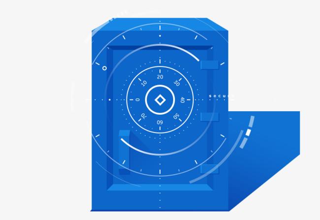 被锁定目标的保险柜