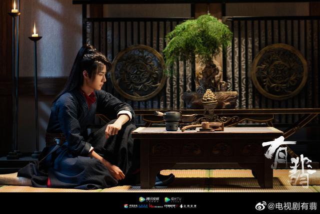 王一博,《有翡》最新剧照,古装造型再获认可