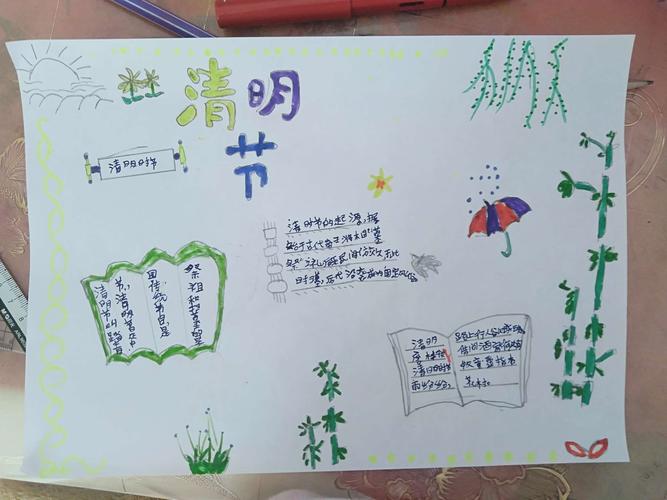 "我们的节日-清明节"手抄报比赛