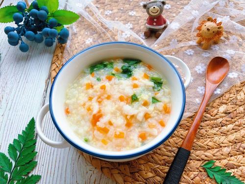 【宝宝辅食】干贝菠菜粥