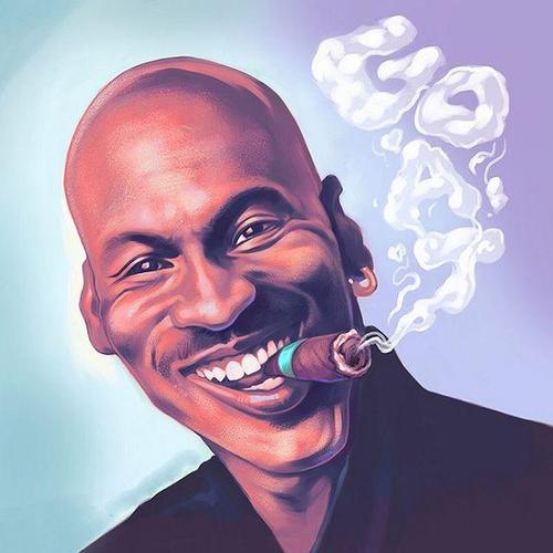 2,迈克尔-乔丹的炫酷漫画头像