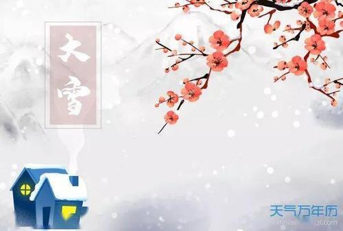 大雪节气图片大全大雪图片带字带祝福语