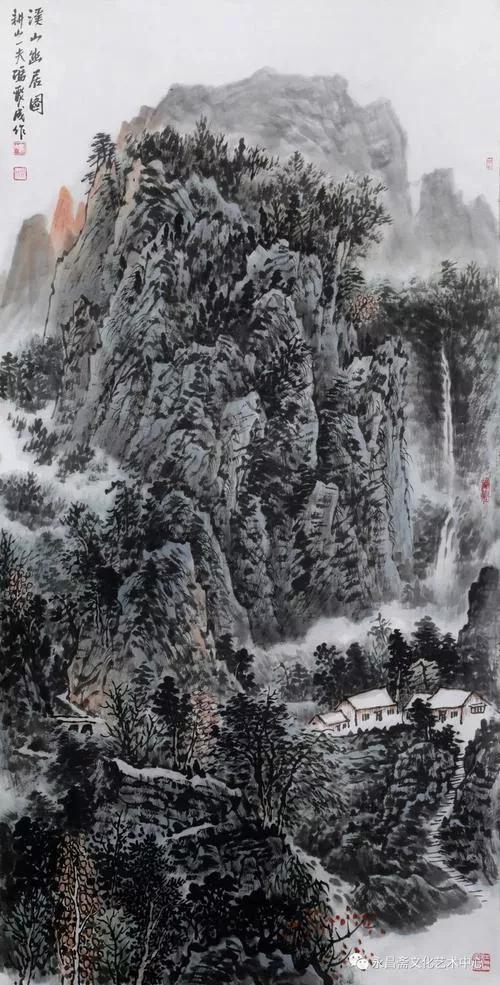 画家丨冯聚成山水画选一册欣赏