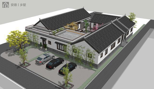 北京密云刘家四合院建筑尺寸226212m土建造价49万