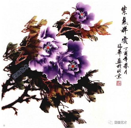 图文教程王绍华老师教你画牡丹四