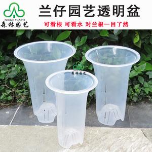兰花盆 塑料 兰花专用盆 透明兰花盆 兰花塑料透气盆 兰花塑料盆