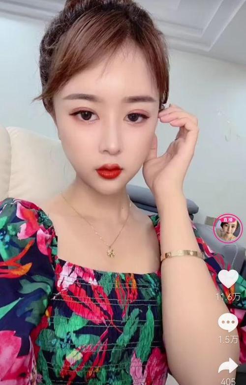 抖音网红女主播小晴天和大晴天真假难辨