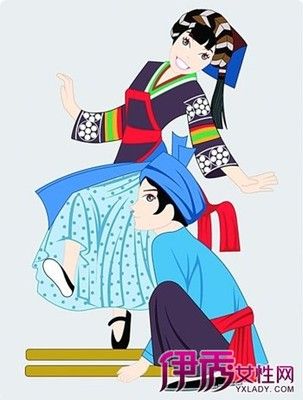 壮族服饰儿童画