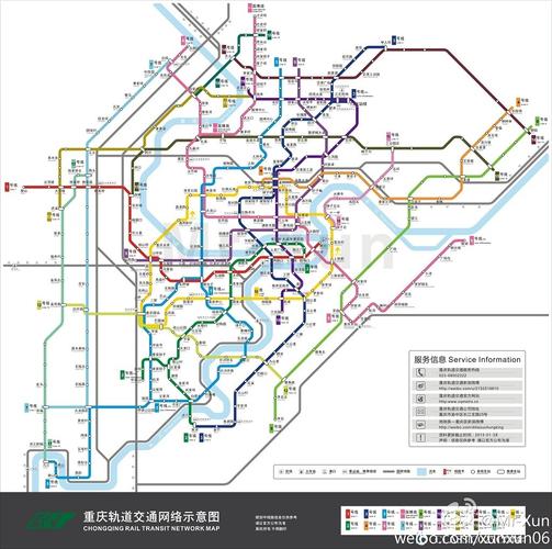 世界各地强大的地铁线路图重庆任重道远