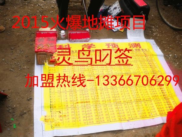 2015火爆地摊项目 灵鸟叼签 咨询电话13366706299