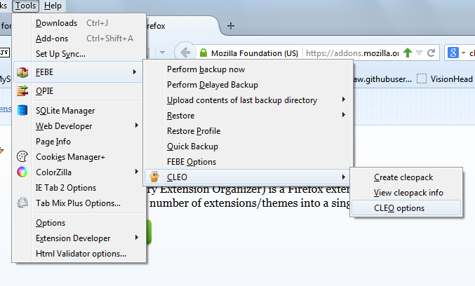 cleo - android 附加元件