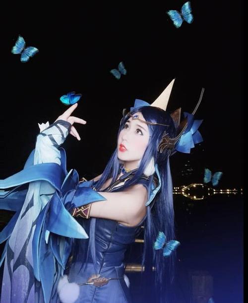 王者荣耀:小姐姐cos貂蝉,逆天大长腿完美还原,袖口