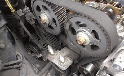 比亚迪f6,2.0正时皮带正时怎么对图