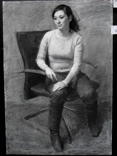 最新央美留校人物人体素描画作品欣赏