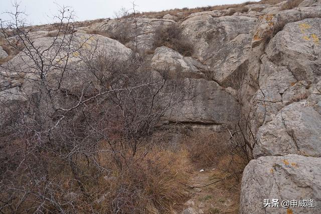 唐泰陵探访地宫入口处