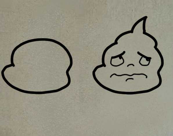 屎简笔画女生拉屎简笔画
