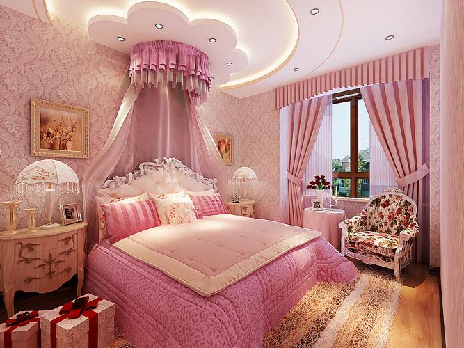 公主房,女儿房,儿童房设计方案