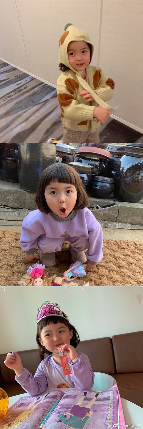 韩国网红宝宝罗熙呆萌搞怪的小"可爱鬼" 还有人没有用过女鹅的表情包