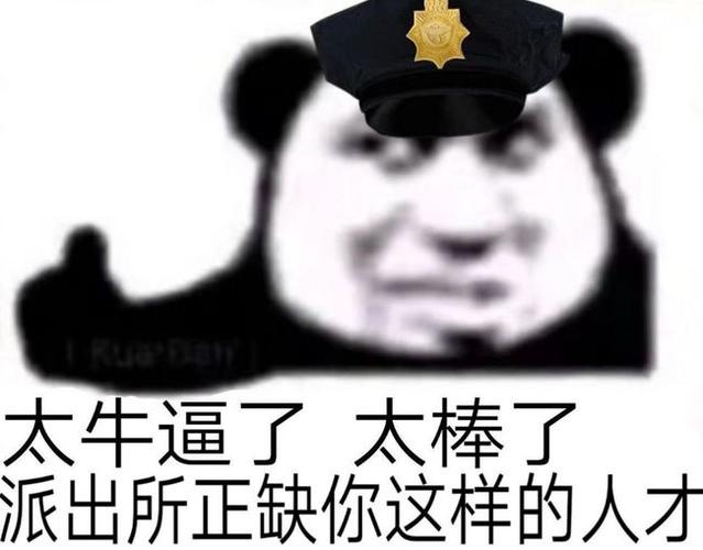 熊猫头表情包:我错了 下次还敢