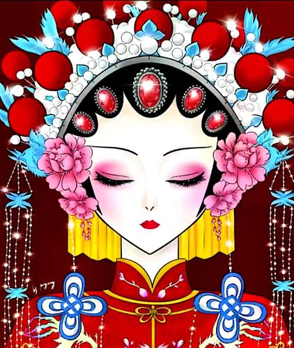 国粹——京剧人物头饰装饰(周六下午)