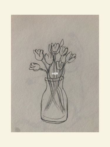 铅笔7315手绘花瓶花_铅笔_花瓶_手绘_铅笔画_文化