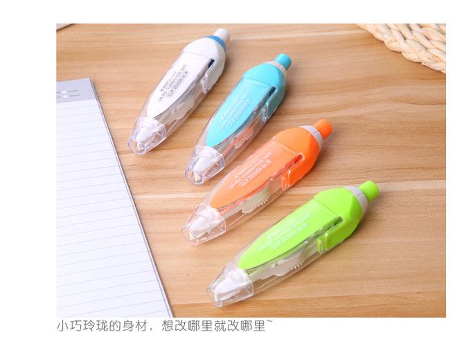 长立cr-952按动式6m高级pet透明膜带笔式修正带涂改更轻松