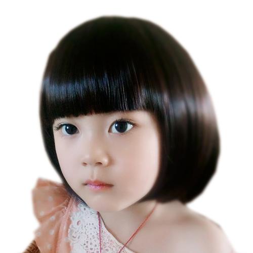 假发儿童波波头发发套女童摄影拍照宝宝公主假发