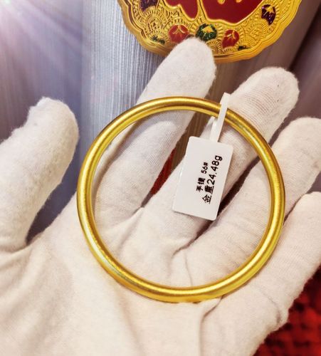 2021年最流行黄金手镯古法黄金手镯款式