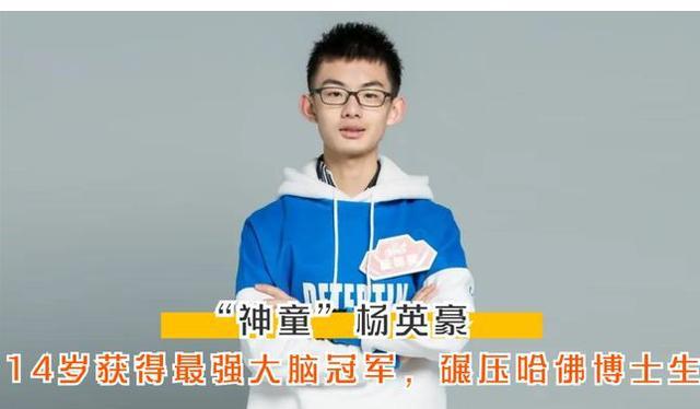 天才少年杨英豪,获得最强大脑冠军,凭实力4:0碾压日本