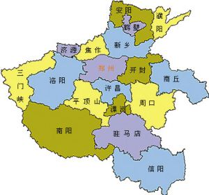 河南省地图