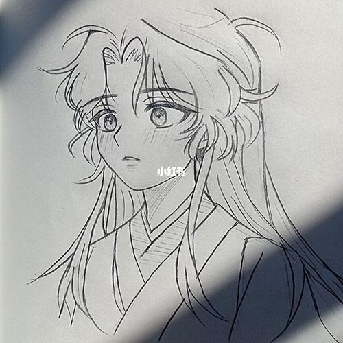 教你画 洛冰河_简笔画_简笔画教程_文化_绘画