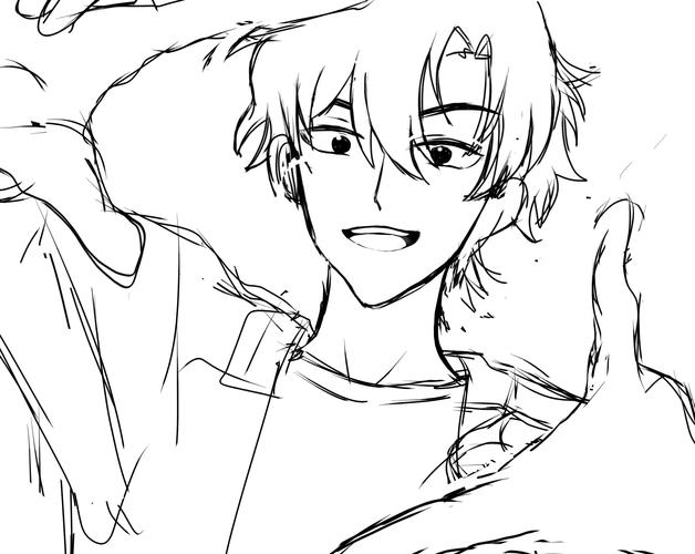 临摹的程小时我好菜