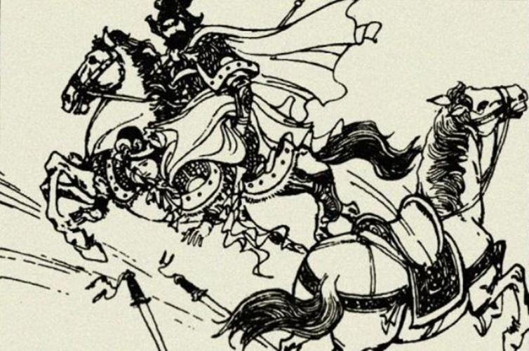 说唐黑白二女将:程咬金打不过,尉迟恭先擒黑的后擒白的,全娶了