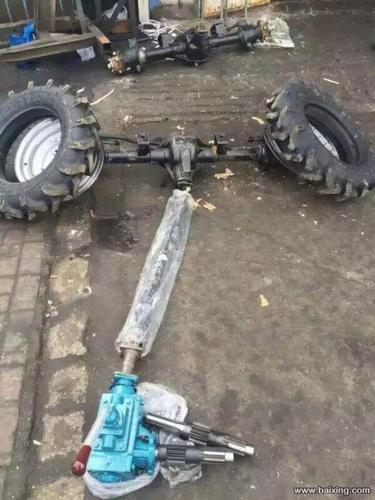 专业手扶改四驱,单缸四轮改前驱,改液压驱动拖车桥