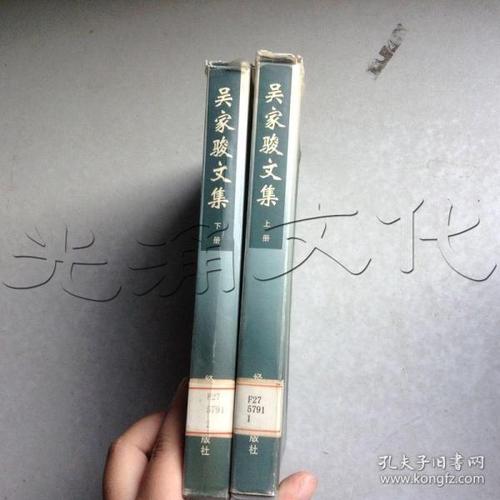 吴 家 骏 文集.上下册---[id:426853][%#107c1%#]