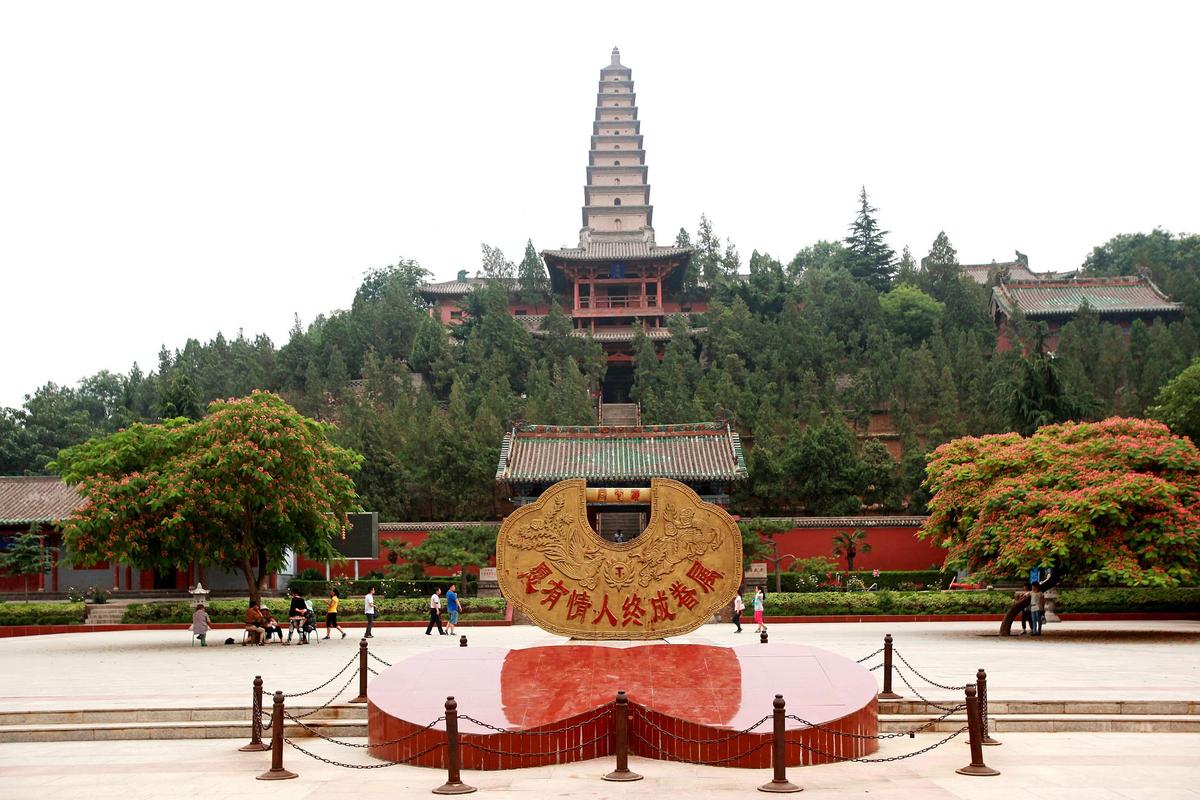 原创山西一座求姻缘很灵的寺庙,因《西厢记》出名,内有一处回音建筑