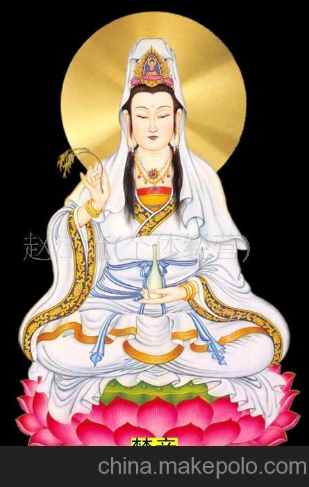 批发供应字画a4精品观音菩萨27画像
