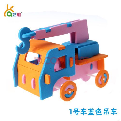 手工制作液压吊车模型分享展示