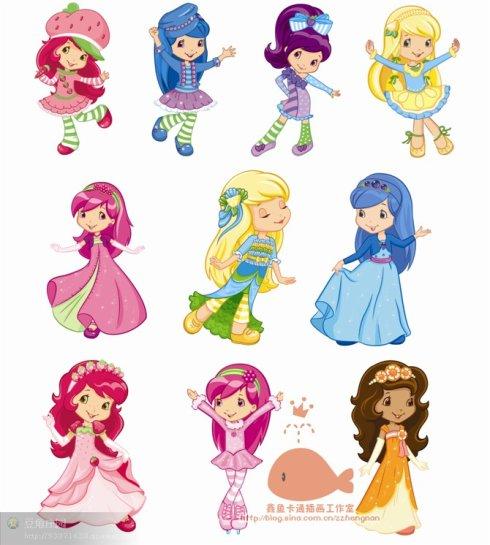 简笔画草莓甜心